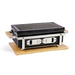 YAKINIKU Rechthoekige Shichirin – Japanse Konro- en Yakitori Grill