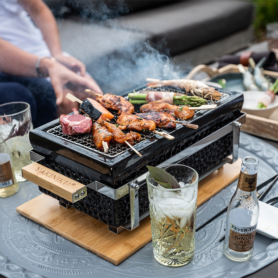 YAKINIKU Rechthoekige Shichirin | Konro- & Yakitori grill - Afbeelding 6