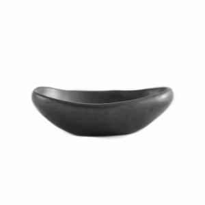 Ovaal Schaaltje Black Pottery – Handgemaakt serveerschaaltje