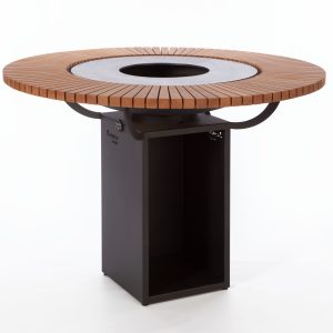 Keramische buitenkeuken Teppanyaki Bar Zwart