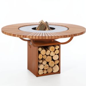 Teppanyaki Table Cortenstaal – Buiten koken aan tafel
